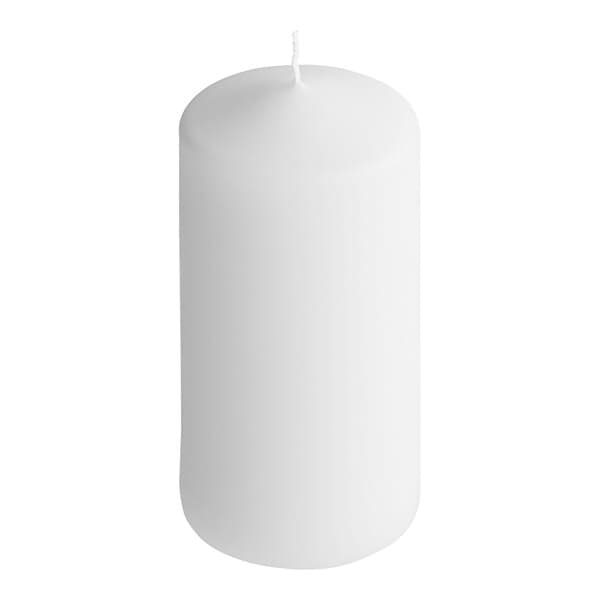 Fancyheat F450 3" x 6" White Wax Pillar Candle