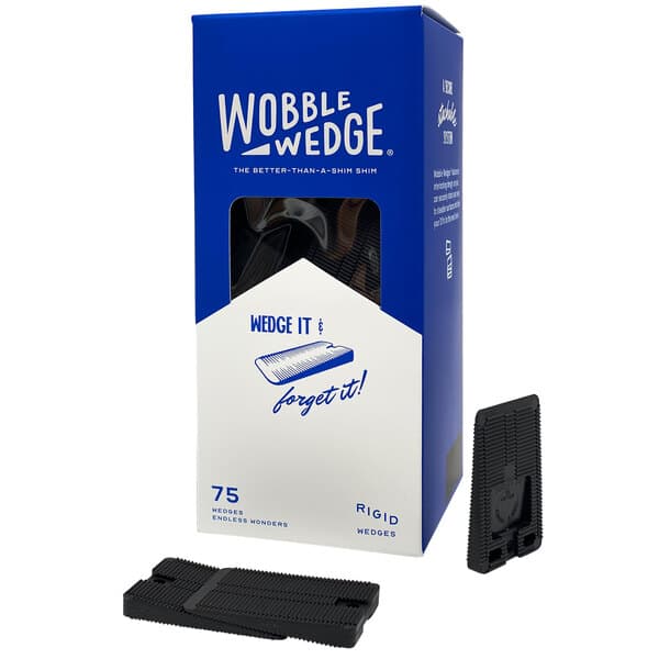 Wobble Wedge Tapered Black Hard Polypropylene Installation Table Wedge / Table Stabilizer - Image 3