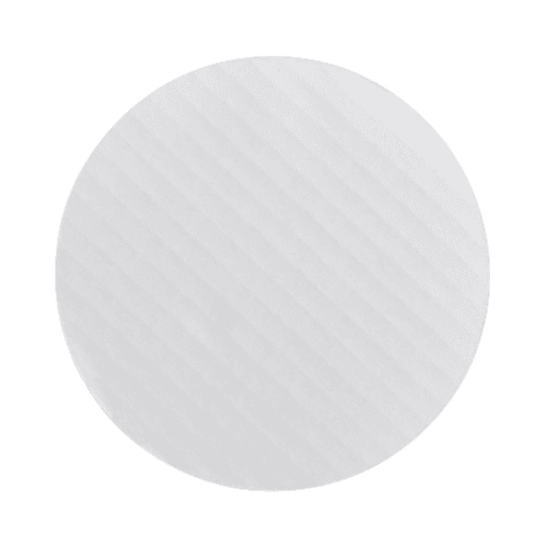 Southern Champion 6" White Corrugated Cake Circle