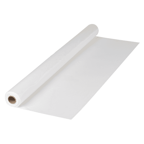 Hoffmaster 114000 White 40 " x 300 ' Plastic Table Roll