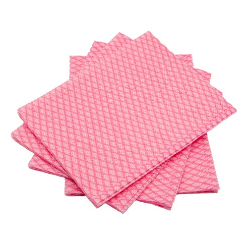 Shore Manufacturing 8311 13.25" x 20" Pink Standard-Duty Foodservice Wet Wiper