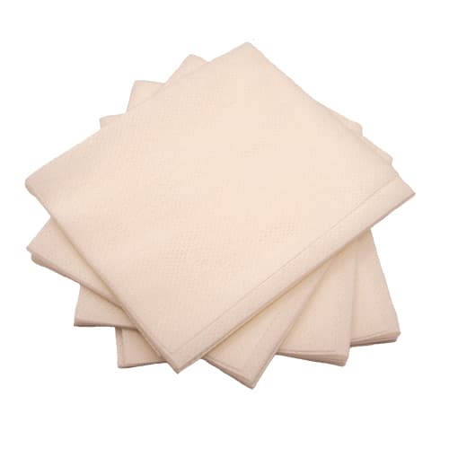 Shore Manufacting 8250 13.5" x 24" White Medium-Duty Foodservice Towel