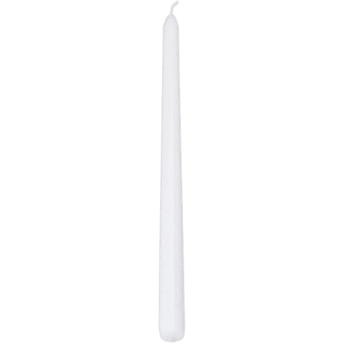 Fancyheat 12 White Taper Candles - Image 2