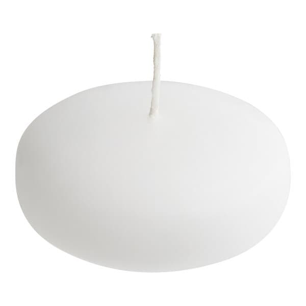 Fancyheat 3" White Wax Floating Candle - Image 2