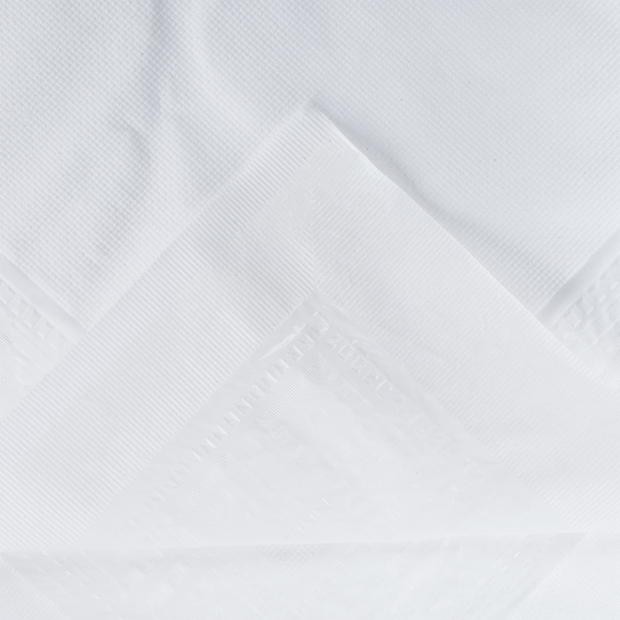 Hoffmaster 210066 72" x 72" White Cellutex Tissue / Poly Paper Table Cover - Image 5