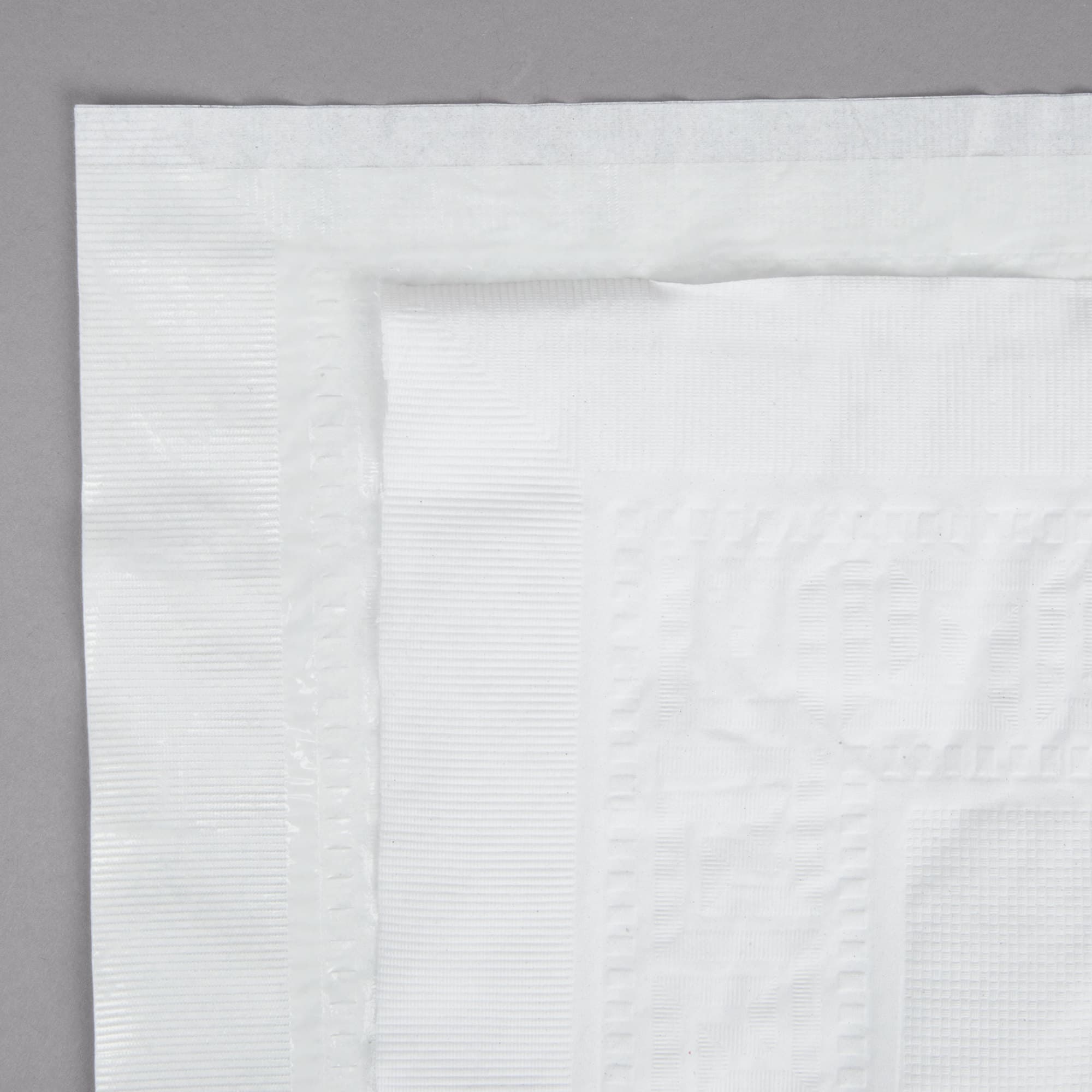 Hoffmaster 210086 82" x 82" White Cellutex Tissue / Poly Paper Table Cover - Image 6