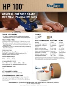 HP100TechnicalDataSheet