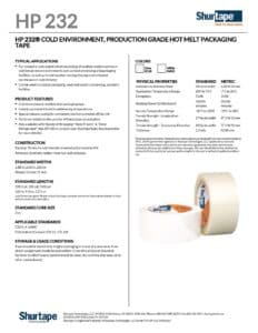 HP232TechnicalDataSheet