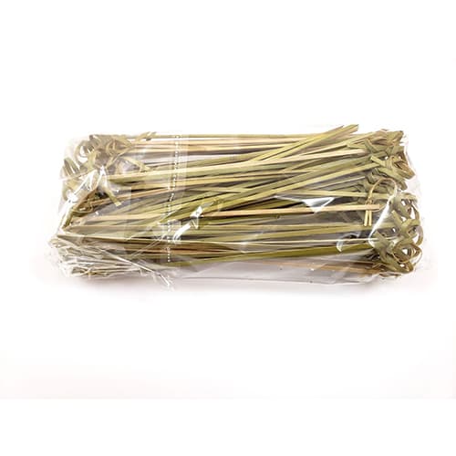 Rofson BFP730 7" Eco-Friendly Knot Bamboo Food Pick - Image 2