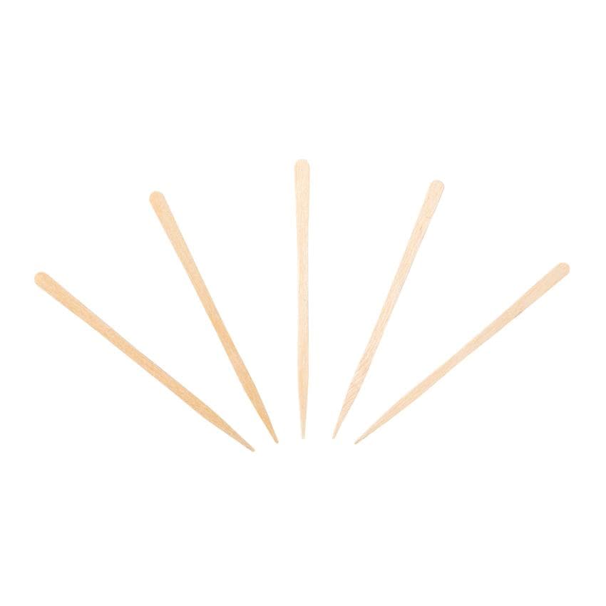 AmerCare Royal R823 3 1/2" Eco-Friendly Wood Flat Food Pick - Image 6