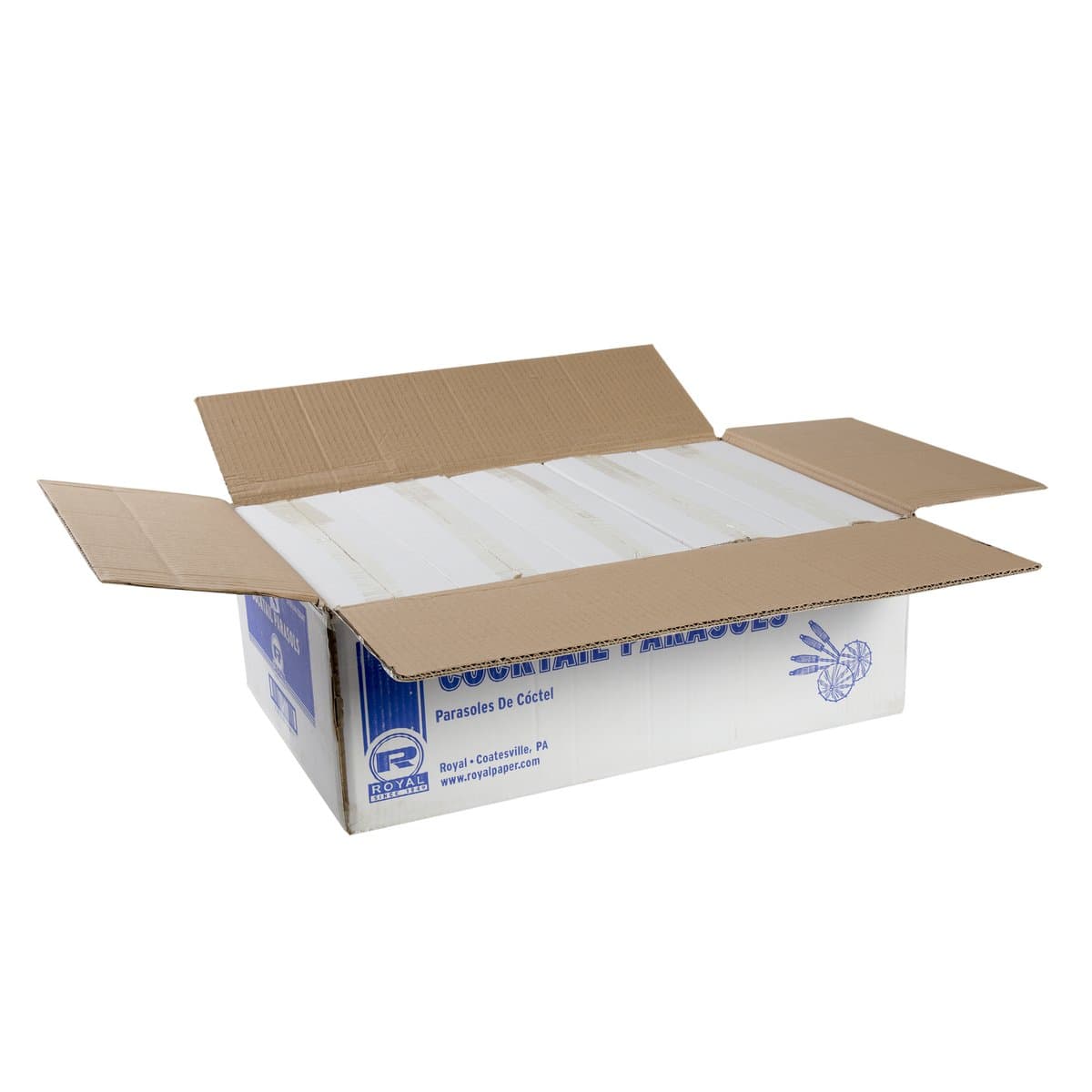 AmerCare Royal RP144 4" Drink Umbrella / Parasol Pick with Assorted Colors - Image 9