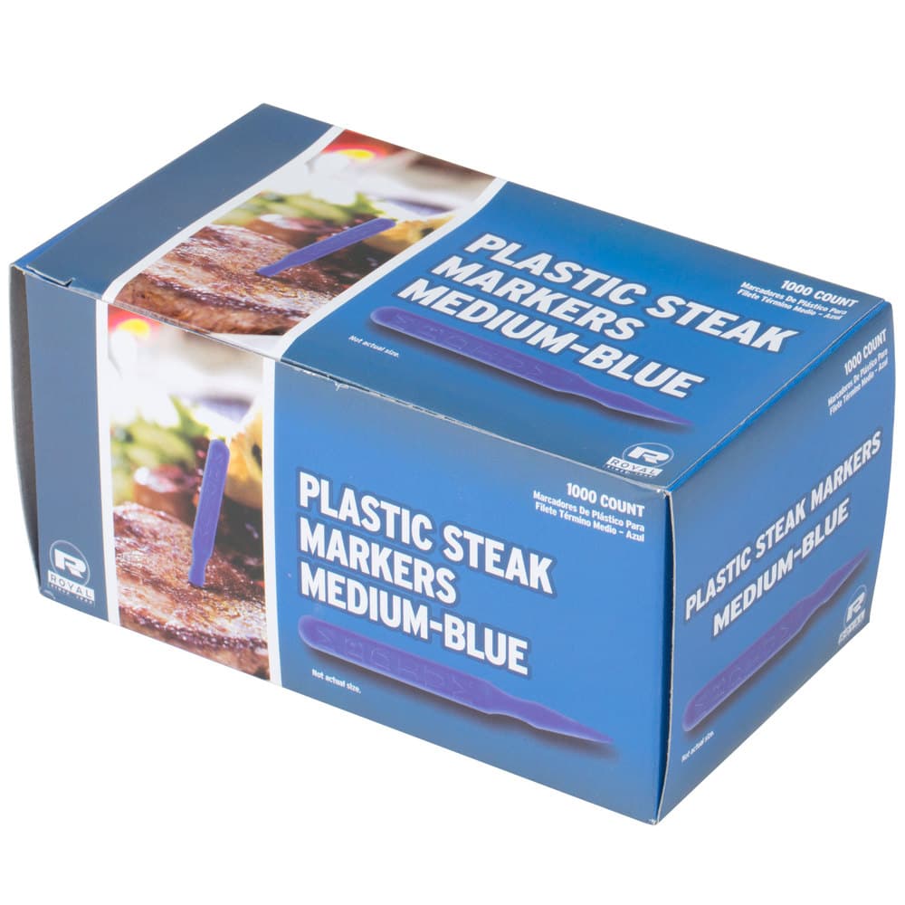 AmerCare Royal RP145C Blue Medium Steak Marker - Image 4