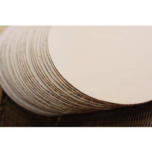 Southern Champion 10" White Corrugated Cake Circle - Image 4