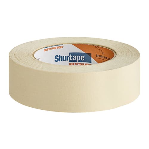 Shurtape CP 083 1 7/16" x 60 Yards Natural Utility Grade Masking Tape 100567 - Image 2