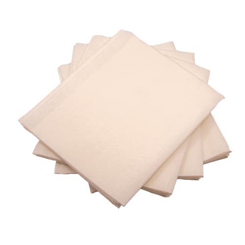 Shore Manuafacturing 8483 Works Fine 13.5" x 15" White Heavy-Weight Wiper / Shop Towel