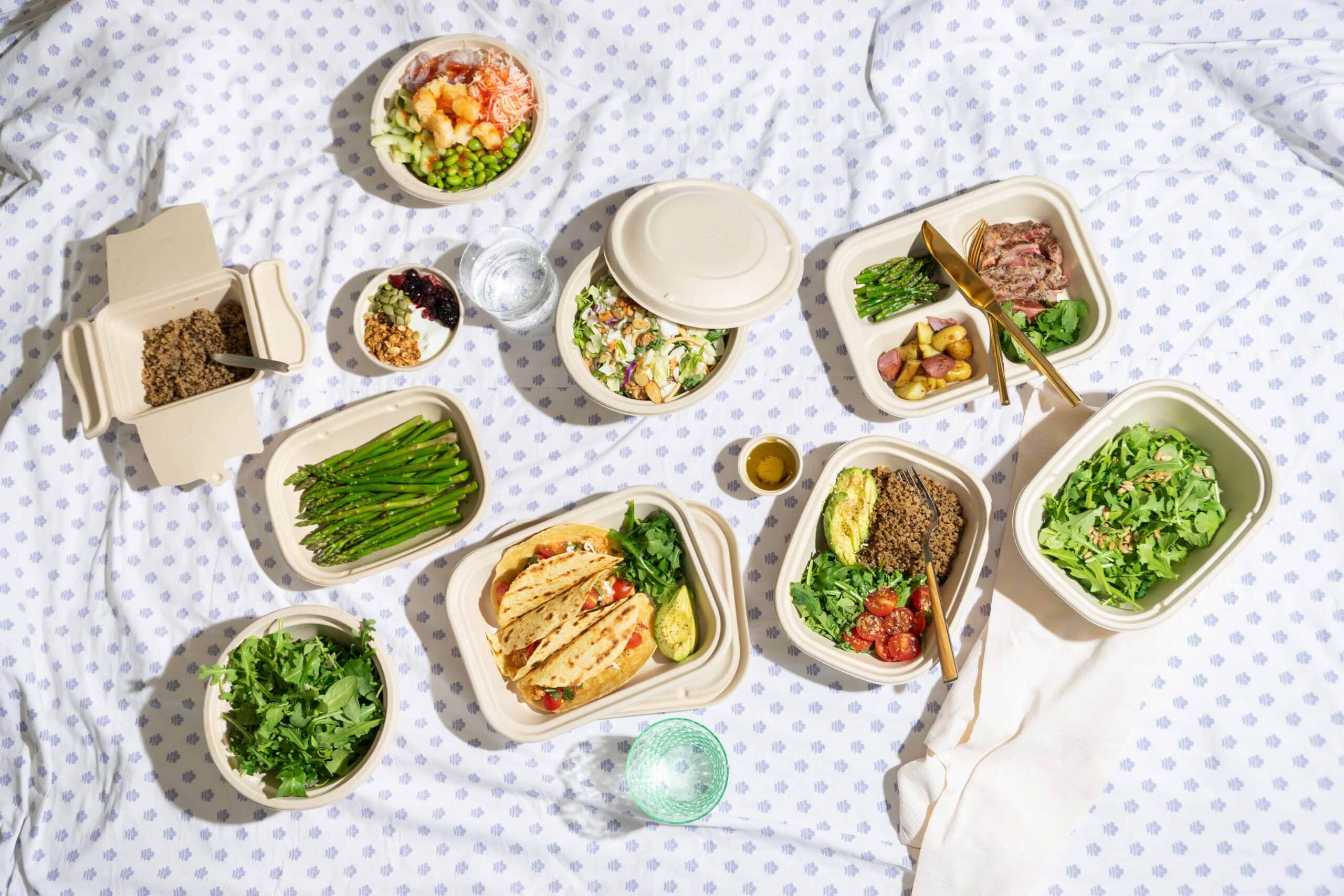 SupplyClub warehouse with eco-friendly packaging products