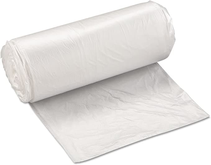 12-16 Gallon Heavy Duty Can Liner, 24x33", Clear