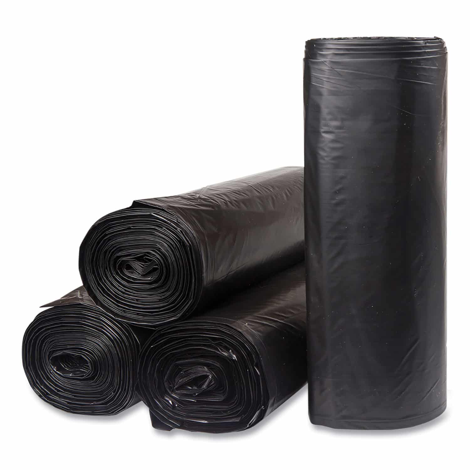 12-16 Gallon Heavy Duty Can Liner, 24x33", Black