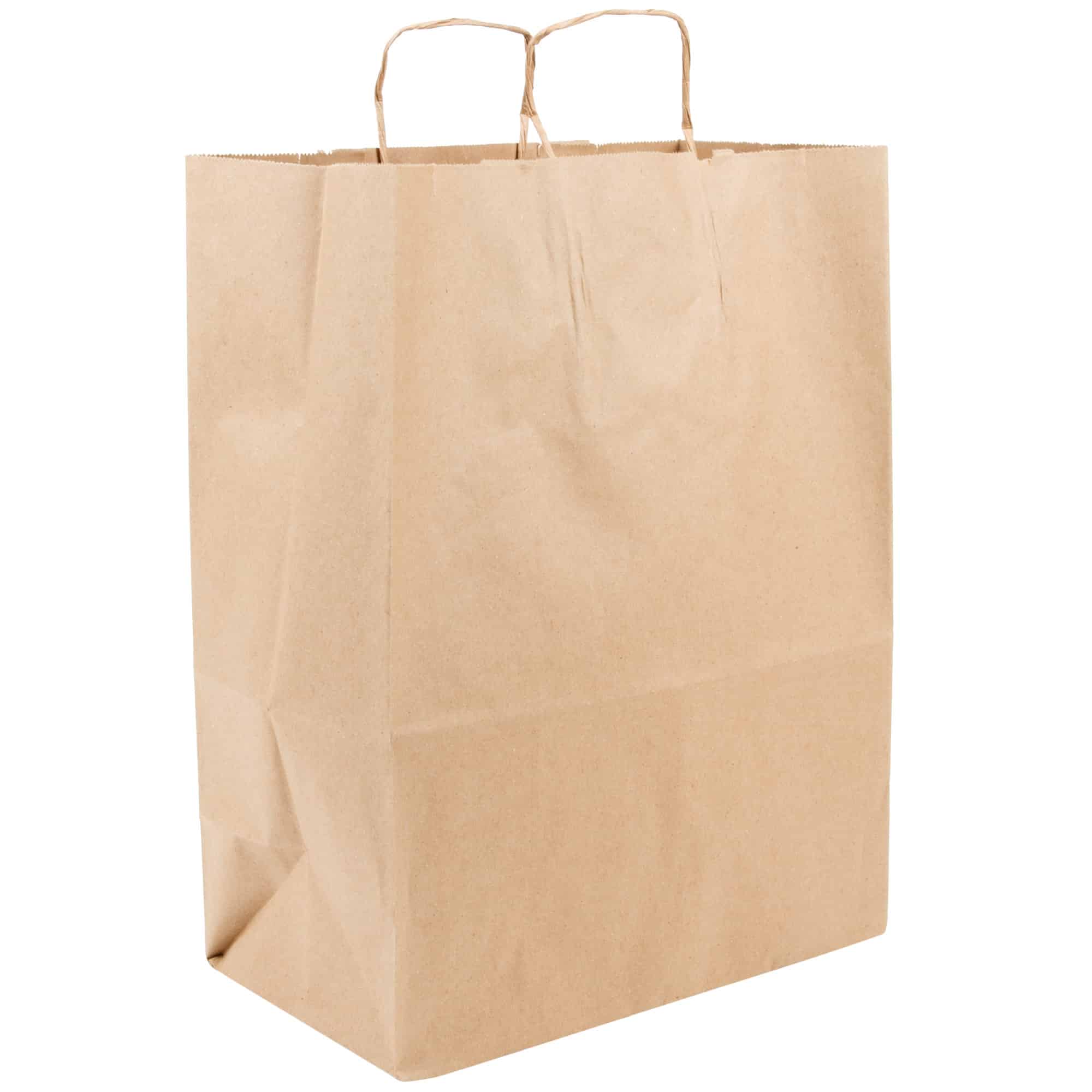 13" x 7" x 17" Kraft Paper Bag with Handles