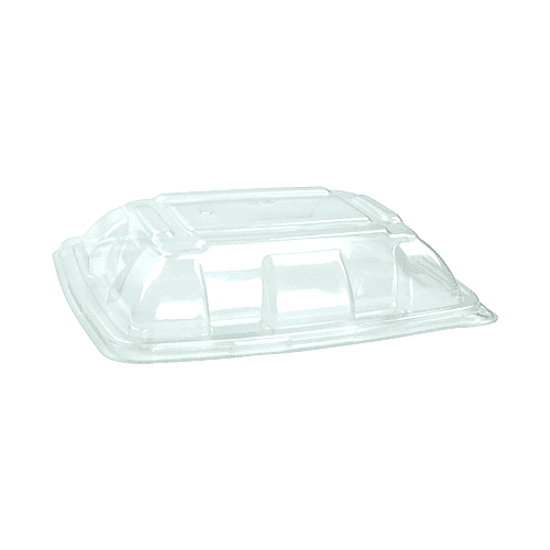 Clear Dome PP Lid - fits 9x6 Sabert Containers