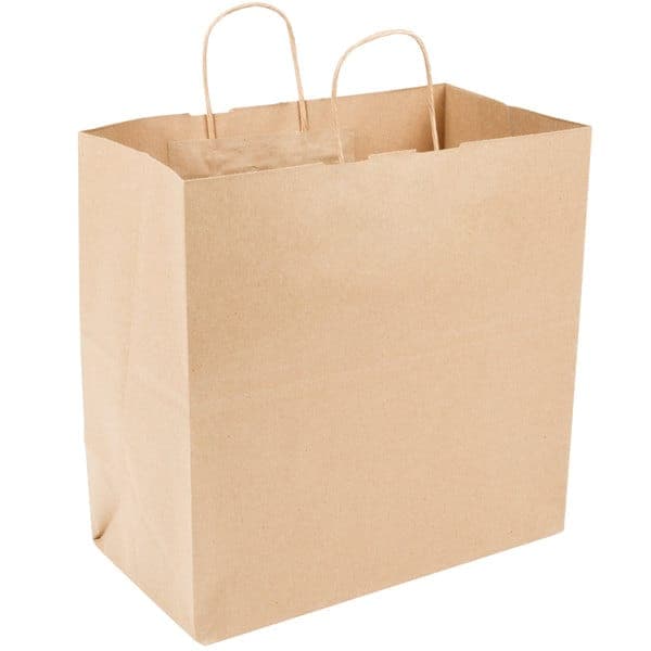 13" x 7" x 13" Kraft Paper Bag with Handles