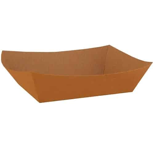 #100 Food Tray, Brown Kraft