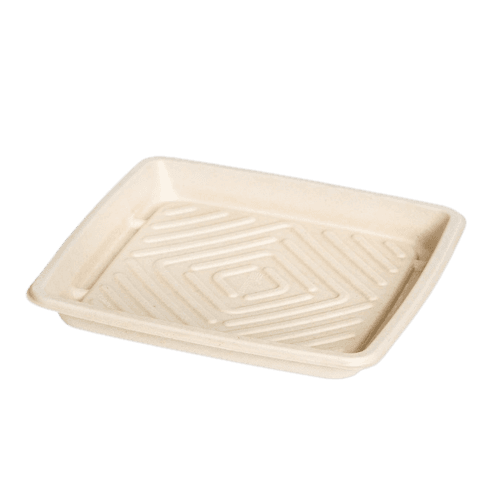 10.7" Square Fiber Platter