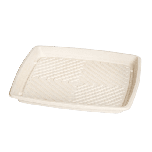 14" Square Fiber Platter