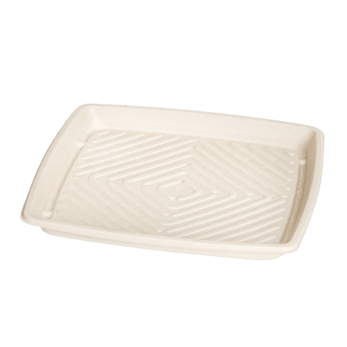 16" Square Fiber Platter