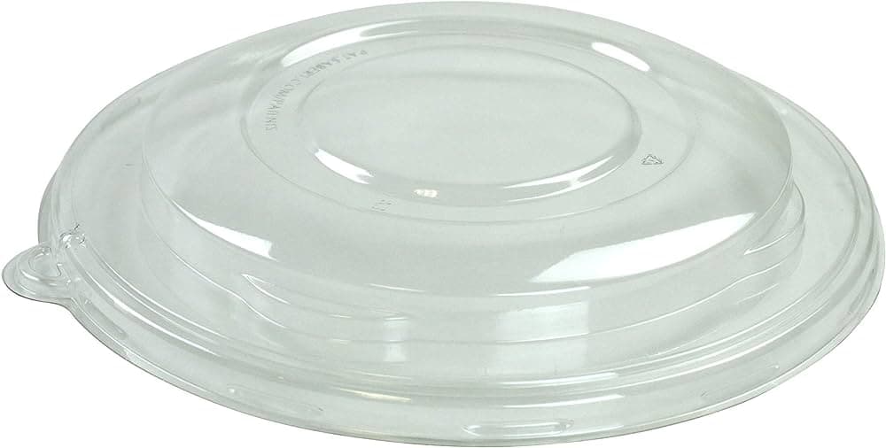 Dome PET Lid - fits 24-48 oz Round Pulp Bowls