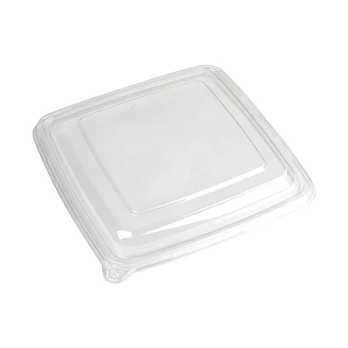 Flat PET Lid - fits 32-48 oz Square Pulp Bowls