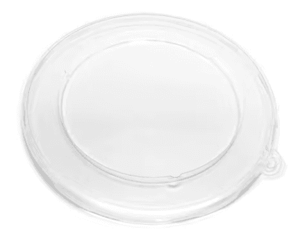 Flat PET Lid - fits 24-48 oz Round Pulp Bowls