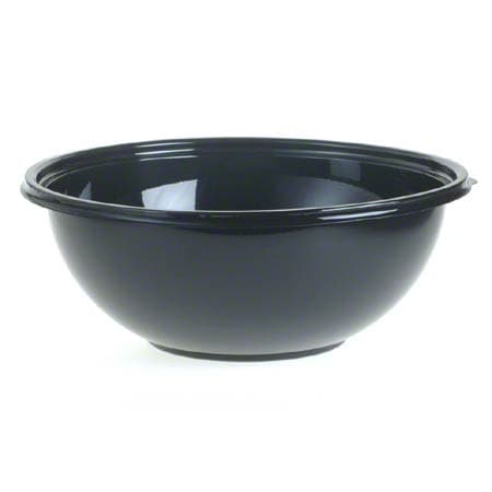 160 oz Round PET Bowl, Black