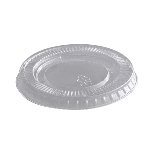Clear PET Lid - fits 3.25 - 4 oz Portion Cup
