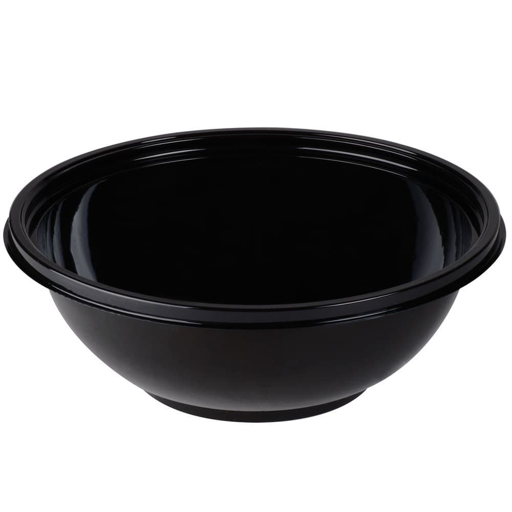 80 oz Round PET Bowl, Black