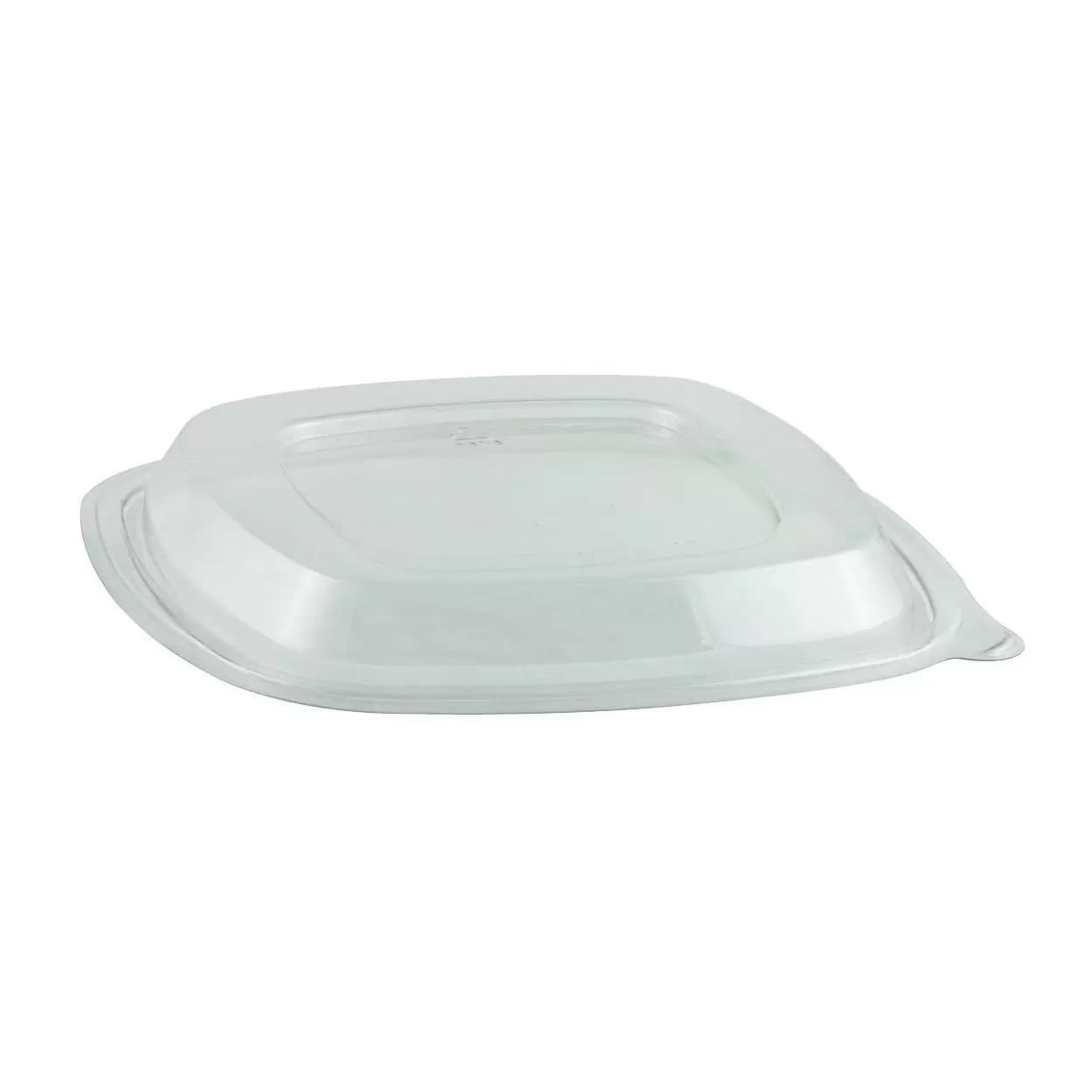 PET Lid - fits 32 oz Square PET Bowl