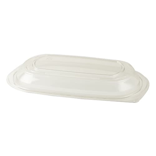 Clear PET Lid - fits 16 oz Rectangle PP Food Container