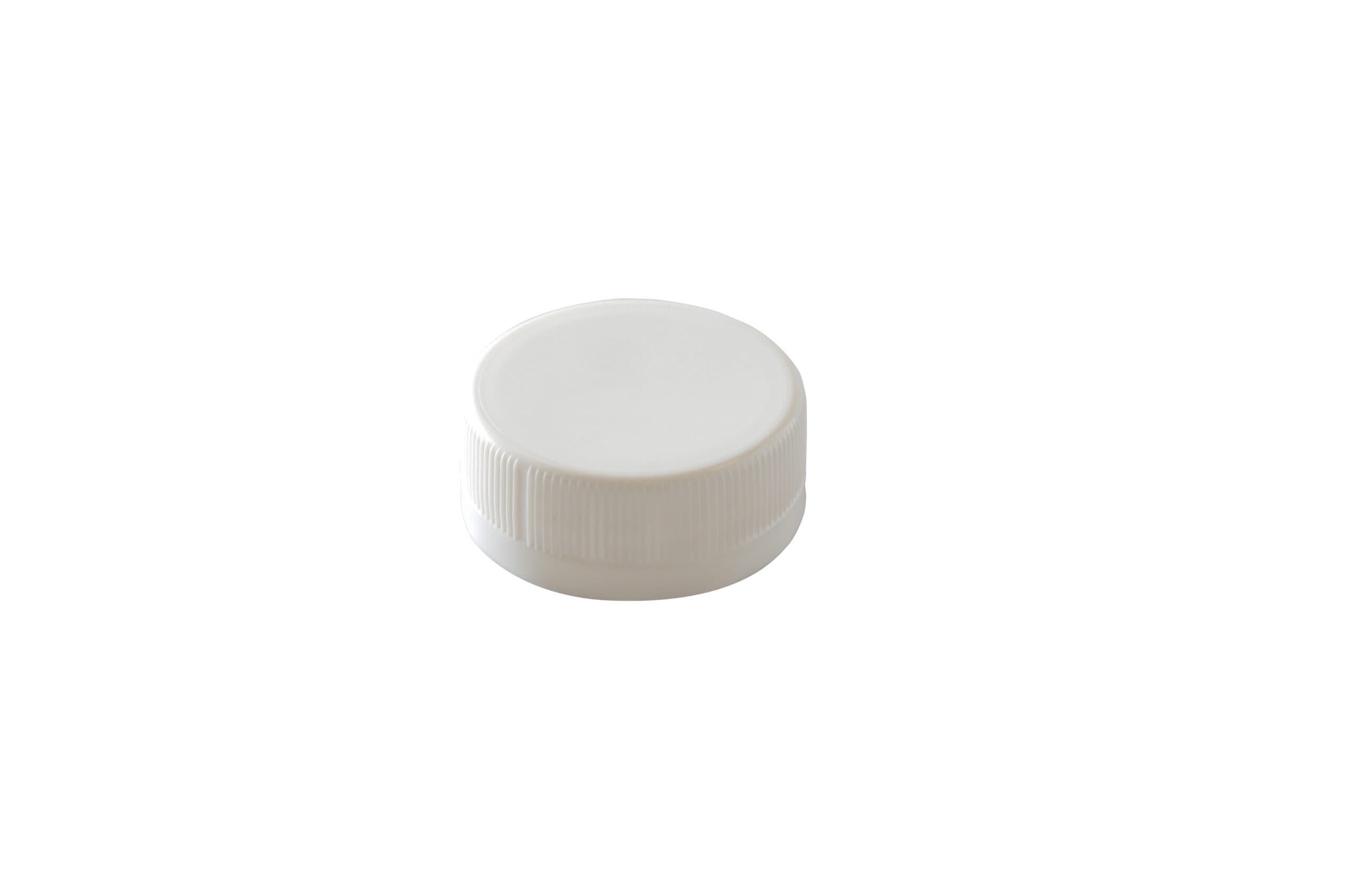 White PP Tamper-Evident Cap - fits 12-16 oz PET Juice Bottles