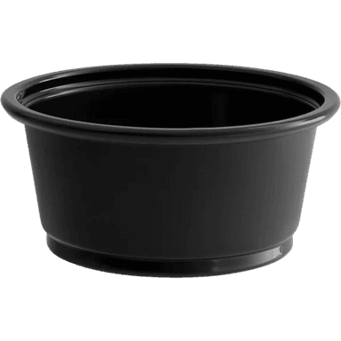 Black Portion Cups