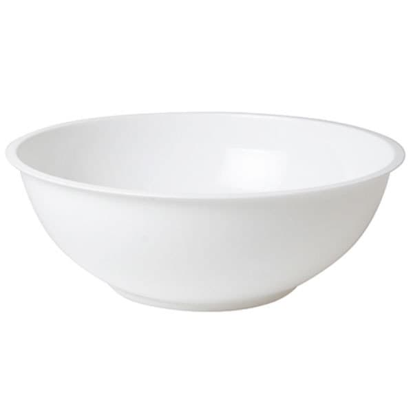 Fineline HPB16320PP.WH ReForm 320 oz. White High Profile Plastic Catering Bowl