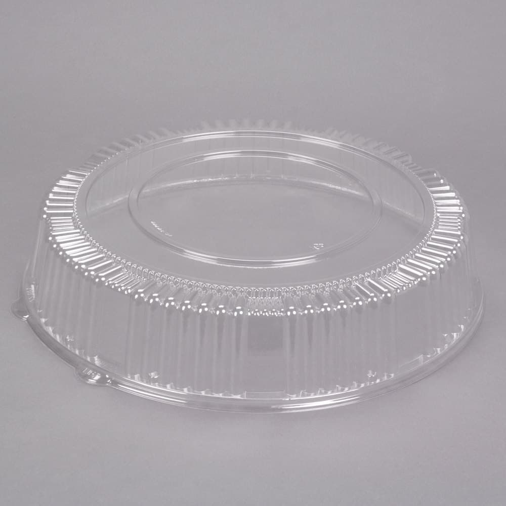 WNA Comet A16PETDM Caterline 16" Clear PET Plastic Round Dome Lid