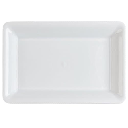 Fineline RC572PP.WH ReForm 10" x 14" White Polypropylene Rectangular Tray