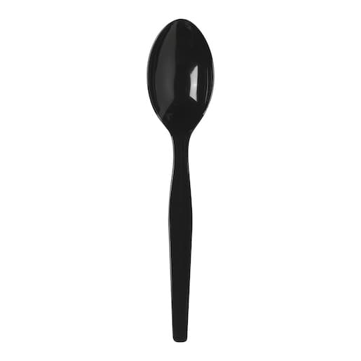 Dixie Ultra® Smartstock® Series-O Medium Weight Black Polystyrene Plastic Spoon Refill