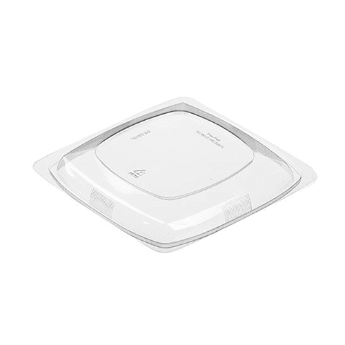 Par-Pak® 5DD200-DL Clear Dome Lid For 24 - 48 Oz Square Bowls