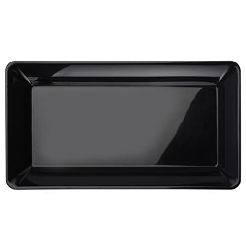 Fineline RC573PP.BK ReForm 12" x 18" Black Polypropylene Rectangular Tray