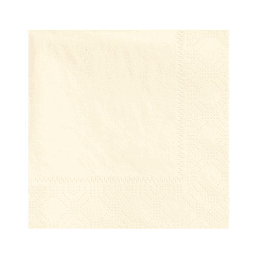 Hoffmaster 4.75 " Regal Embossed 2-Ply Ecru Beverage Napkins