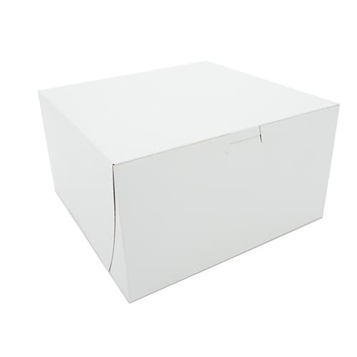 Southern Champion 9" x 9" x 5" White Non-Window Bakery Box
