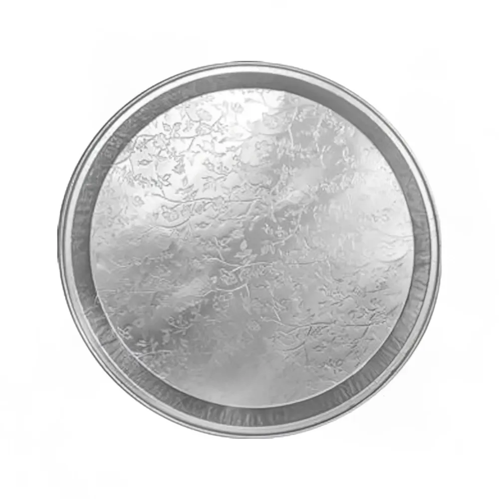 12" Embossed Round Serving Tray