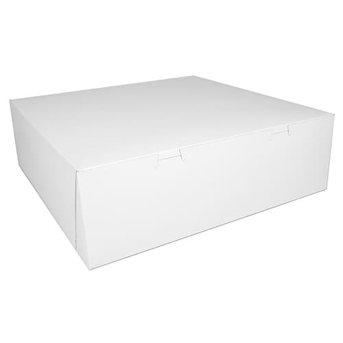 Southern Champion 16" x 16" x 5" White Non-Window Bakery Box