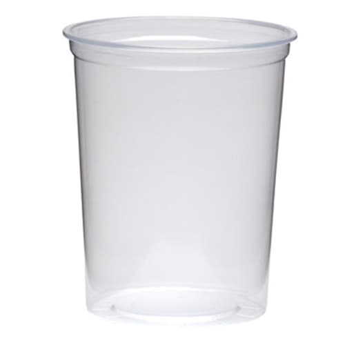 WNA 32 oz. Microwavable Clear Round Deli Container